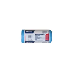 Niebieskie worki na śmieci 35 l HDPE/LDPE na rolce 50 sztuk
