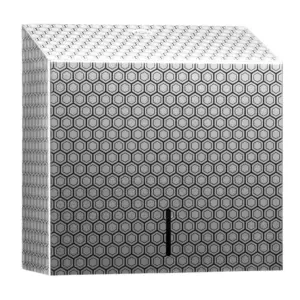 Pojemnik na ręczniki składane Merida Inox Design Maxi Honeycomb ze stali nierdzewnej