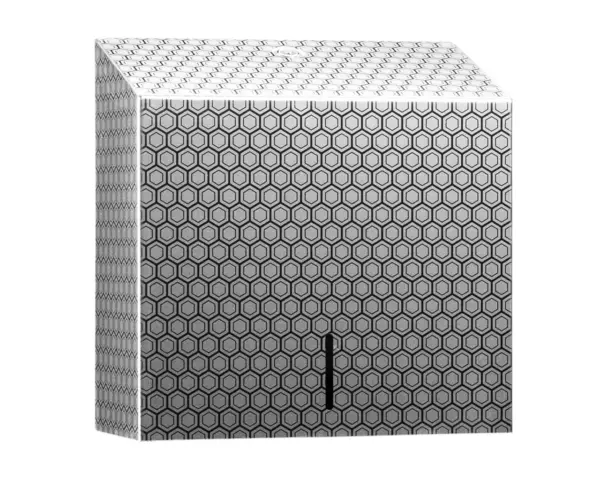 Pojemnik na ręczniki składane Merida Inox Design Maxi Honeycomb ze stali nierdzewnej
