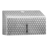 Pojemnik na ręczniki papierowe Merida Inox Design Mini Honeycomb ze stali nierdzewnej