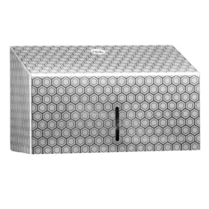 Pojemnik na ręczniki papierowe Merida Inox Design Mini Honeycomb ze stali nierdzewnej