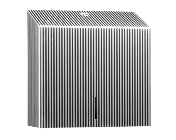 Pojemnik na ręczniki składane MERIDA INOX DESIGN MAXI - PINSTRIPE Pojemnik na ręczniki składane Merida Inox Design Maxi Pinstripe ze stali nierdzewnej