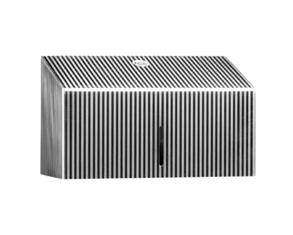 Pojemnik na ręczniki papierowe MERIDA INOX DESIGN MINI - PINSTRIPE Pojemnik na ręczniki papierowe Merida Inox Design Mini Pinstripe ze stali nierdzewnej