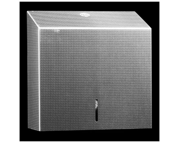 Pojemnik na ręczniki składane MERIDA INOX DESIGN MAXI -TEXTURE Pojemnik na ręczniki składane Merida Inox Design Maxi w kolorze czarnym