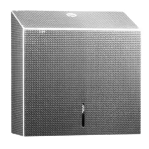 Pojemnik na ręczniki składane Merida Inox Design Maxi Texture ze stali nierdzewnej