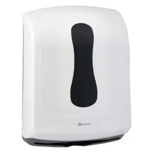Merida ONE SLIM AEB101 – pojemnik na ręczniki ZZ z okienkiem kontrolnym, biały ABS