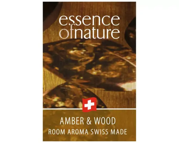 Aromat pokojowy AMBER & WOOD Butelka aromatu pokojowego Amber & Wood ze szklaną karafką