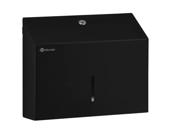 Pojemnik na ręczniki składane, MERIDA STELLA SLIM BLACK LINE MINI, czarny Pojemnik Merida Stella Slim Black Mini na 250 ręczników składanych