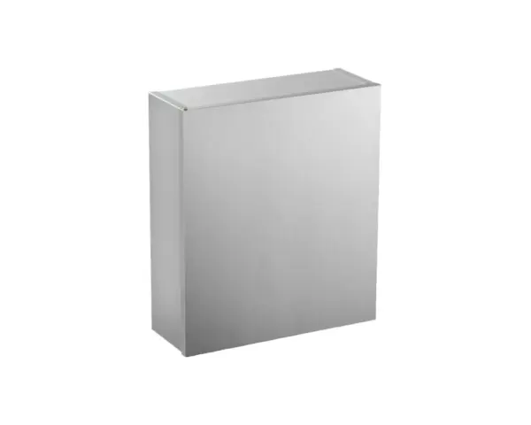 Podszafkowy pojemnik na ręczniki składane MERIDA STELLA SLIM MAXI, stal matowa Wizualizacja 3D pojemnika MERIDA STELLA SLIM MAXI stal matowa