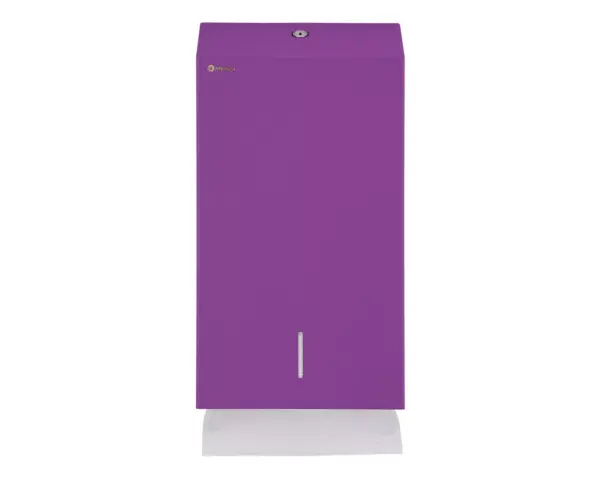 Pojemnik na ręczniki składane MERIDA STELLA SLIM VIOLET LINE MEGA, fioletowy Stalowy pojemnik MERIDA STELLA SLIM MEGA fioletowy spawane łączenia boków