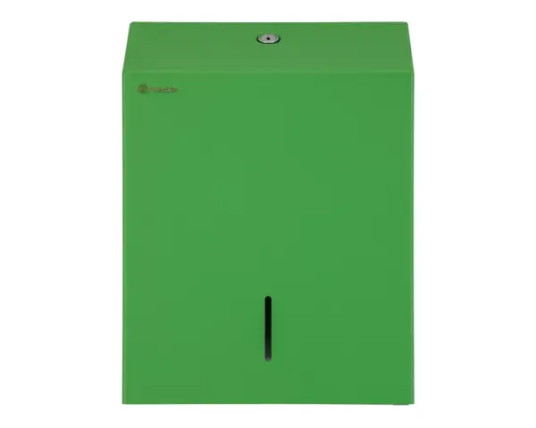Pojemnik na ręczniki składane MERIDA STELLA SLIM GREEN LINE MAXI, zielony Pojemnik Merida Stella Slim Maxi z okienkiem kontrolnym ilości ręczników