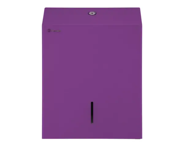 Pojemnik na ręczniki składane MERIDA STELLA SLIM VIOLET LINE MAXI, fioletowy Pojemnik na ręczniki MERIDA STELLA SLIM MAXI z okienkiem kontrolnym