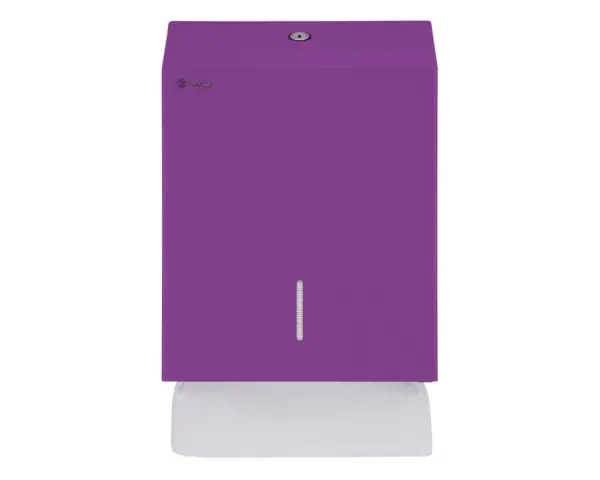 Pojemnik na ręczniki składane MERIDA STELLA SLIM VIOLET LINE MAXI, fioletowy Pojemnik MERIDA STELLA SLIM VIOLET LINE MAXI mieszczący 500 ręczników