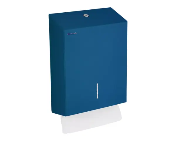 Pojemnik na ręczniki składane MERIDA STELLA SLIM BLUE LINE MAXI, niebieski Pojemnik Merida Stella Slim Blue Maxi spawane boki ze stali nierdzewnej