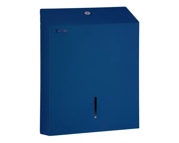 Pojemnik na ręczniki składane MERIDA STELLA SLIM BLUE LINE MAXI, niebieski Pojemnik Merida Stella Slim Blue Maxi na 500 ręczników składanych