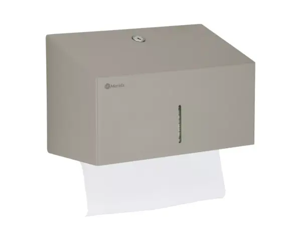 Pojemnik na ręczniki składane MERIDA STELLA STONE GREY LINE MINI, szary kamienny Pojemnik na ręczniki składane Merida Stella Stone Grey Mini widok frontu