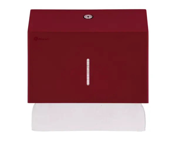 Pojemnik na ręczniki składane MERIDA STELLA SLIM RED LINE MINI, czerwony Pojemnik MERIDA STELLA SLIM RED LINE MINI na 250 ręczników ze stali nierdzewnej