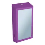 Pojemnik Merida Stella Slim Violet z okienkiem kontroli ilości ręczników