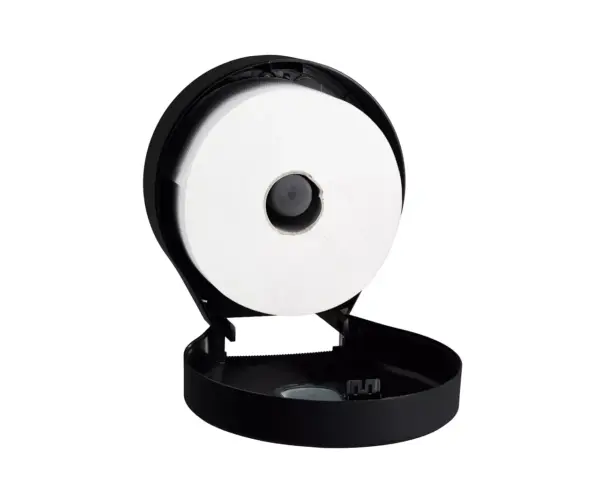 Pojemnik na papier toaletowy MERIDA AMADEUS SILKY BLACK Pojemnik MERIDA AMADEUS SILKY BLACK na rolki papieru do 23 cm średnicy