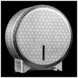 Pojemnik na papier toaletowy Merida Inox Design Mini Honeycomb w kolorze czarnym