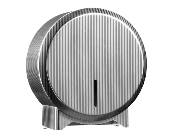 Pojemnik na papier toaletowy MERIDA INOX DESIGN MINI - PINSTRIPE Pojemnik na papier toaletowy Merida Inox Design Mini Pinstripe ze stali nierdzewnej