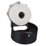 Czarny pojemnik na papier do 19 cm średnicy Merida Stella Black Line Mini