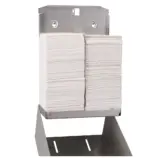 Stalowy pojemnik na papier toaletowy MERIDA strukturalna powłoka kamienna szara