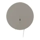 Pojemnik na papier Merida Stella Stone Grey, widok z tyłu z mocowaniem ściennym