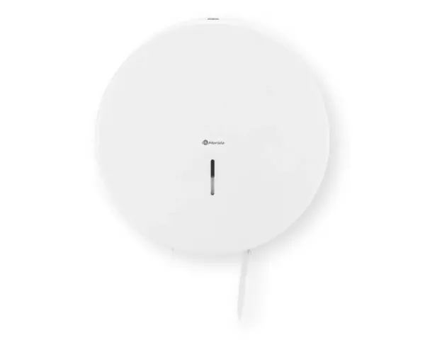Pojemnik na papier toaletowy MERIDA STELLA WHITE LINE MEGA, średnica papieru do 28 cm, biały Wnętrze pojemnika na papier toaletowy Merida Stella Mega biały