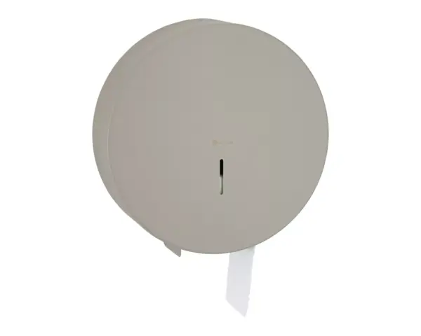 Pojemnik na papier toaletowy MERIDA STELLA STONE GREY LINE MEGA, średnica papieru do 28 cm, szary kamienny Pojemnik Merida Stella Stone Grey Mega z okienkiem kontrolnym na papier