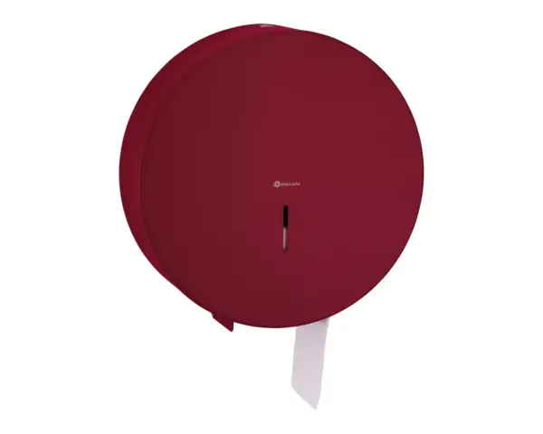 Pojemnik na papier toaletowy MERIDA STELLA RED LINE MEGA, średnica papieru do 28 cm, czerwony Pojemnik na papier toaletowy MEGA czerwony detal spawane boki szlifowane
