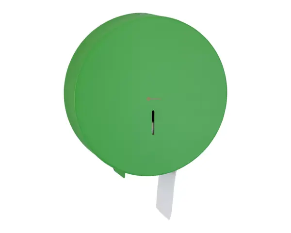 Pojemnik na papier toaletowy MERIDA STELLA GREEN LINE MEGA, średnica papieru do 28 cm, zielony Stalowy zamek bębenkowy pojemnika Merida Stella Green Line MEGA