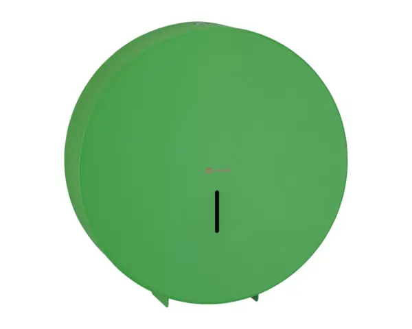 Pojemnik na papier toaletowy MERIDA STELLA GREEN LINE MEGA, średnica papieru do 28 cm, zielony Pojemnik na papier toaletowy Merida Stella Green Line MEGA, widok frontu