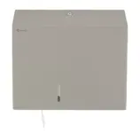 Pojemnik na papier MERIDA STELLA STONE GREY LINE otwarty, widok wnętrza