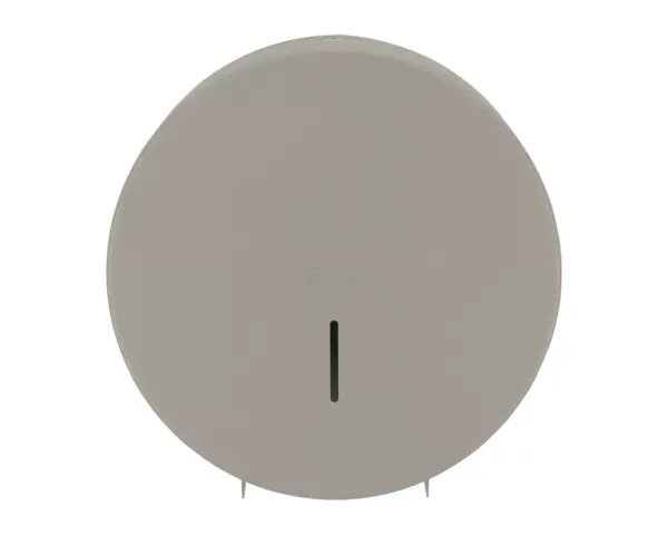 Pojemnik na papier toaletowy MERIDA STELLA STONE GREY LINE MAXI, średnica papieru do 23 cm, szary kamienny Pojemnik na papier toaletowy ze stali nierdzewnej, szary kamienny, widok z boku