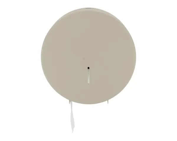Pojemnik na papier toaletowy MERIDA STELLA SILK GREY LINE MEGA, średnica papieru do 28 cm, szary jedwabisty Pojemnik na papier toaletowy z okienkiem kontrolnym jedwabisty szary