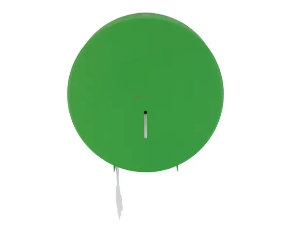 Pojemnik na papier toaletowy MERIDA STELLA GREEN LINE MAXI, średnica papieru do 23 cm, zielony Zielony pojemnik na papier toaletowy MERIDA STELLA zamek zlicowany z powierzchnią