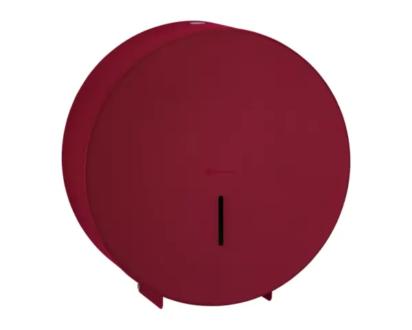 Pojemnik na papier toaletowy MERIDA STELLA RED LINE MAXI, średnica papieru do 23 cm, czerwony Czerwony pojemnik na papier toaletowy Merida Stella Maxi widok z przodu