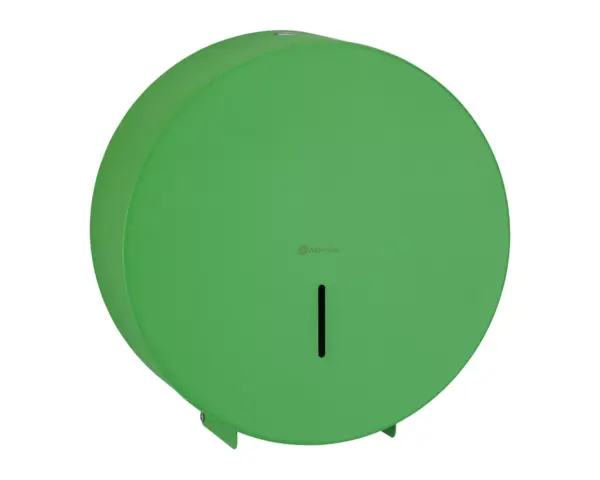 Pojemnik na papier toaletowy MERIDA STELLA GREEN LINE MAXI, średnica papieru do 23 cm, zielony Stalowy zielony pojemnik na papier toaletowy ze strukturalną powłoką