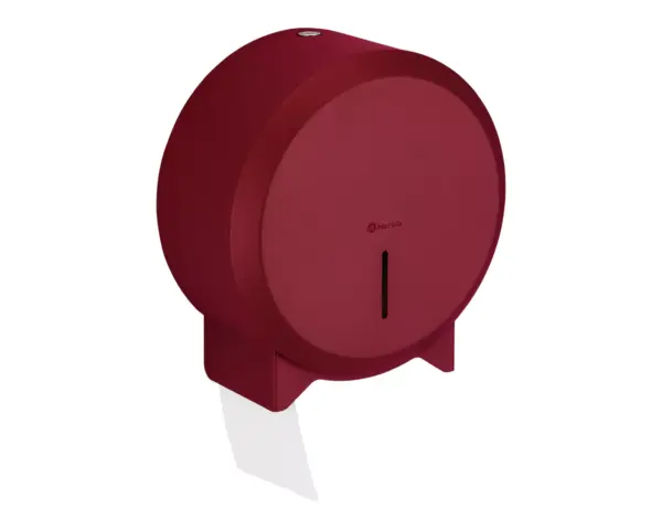 Pojemnik na papier toaletowy MERIDA STELLA RED LINE MINI, średnica papieru do 19 cm, czerwony Wnętrze pojemnika Merida Stella Red Line Mini na papier do 19 cm średnicy