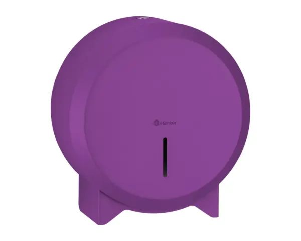 Pojemnik na papier toaletowy MERIDA STELLA VIOLET LINE MINI, śr. papieru do 19 cm, fioletowy Pojemnik MERIDA STELLA VIOLET LINE MINI na papier do średnicy 19 cm
