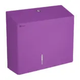 Pojemnik Merida Stella Duo Violet Line otwarty, widok wnętrza na rolkę papieru