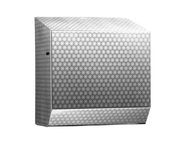 Mechaniczny podajnik ręczników papierowych w rolach MERIDA INOX DESIGN MAXI - HONEYCOMB Mechaniczny podajnik ręczników w rolach Merida Inox Design Maxi Honeycomb