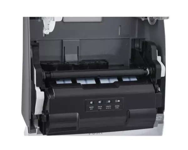 Bezdotykowy automatyczny podajnik ręczników papierowych w roli MERIDA AMADEUS SILKY BLACK Podajnik ręczników w roli z jedwabiście matową powierzchnią ABS w kolorze czarnym