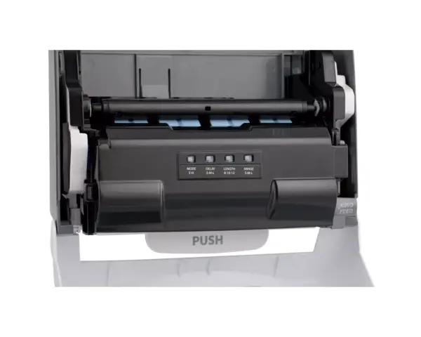 Automatyczny bezdotykowy podajnik ręczników papierowych w rolach MERIDA ONE AUTOMATIC MAXI, tworzywo ABS, biały Podajnik MERIDA ONE AUTOMATIC MAXI z transparentnym okienkiem kontrolnym