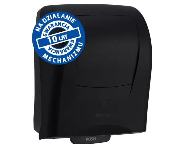 Bezdotykowy podajnik ręczników Merida Amadeus Silky Black z 10-letnią gwarancją