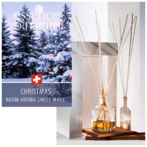Aromat pokojowy Christmas z opisem zapachu pomarańczy i cynamonu