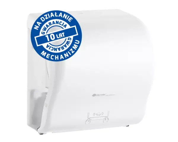 Podajnik ręczników MERIDA LUX CUT za 125 zł netto z 2 kartonami ręczników TOP AUTOMATIC RAB302 Podajnik ręczników MERIDA LUX CUT AUTOMATIC MAXI z gwarancją 10 lat
