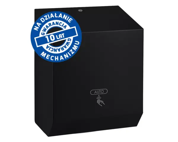 Automatyczny bezdotykowy podajnik ręczników papierowych w rolach MERIDA STELLA BLACK LINE AUTOMATIC MAXI, czarny Warunki gwarancji podajnika ręczników Merida Stella Black Line Automatic Maxi