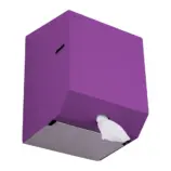 Pojemnik Merida Stella Violet Line Maxi na ręcznik o średnicy do 20 cm